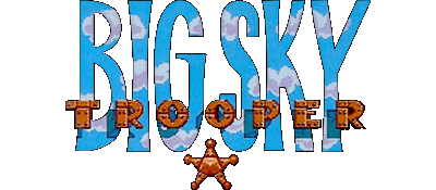 Big Sky Trooper logo for Super Nintendo